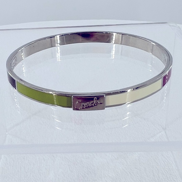 Coach Multicolor Thin Enamel Bracelet - Picture 2 of 13